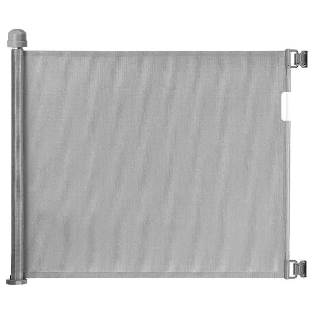 Baby Safe Retractable Mesh Safety Gate – Grey