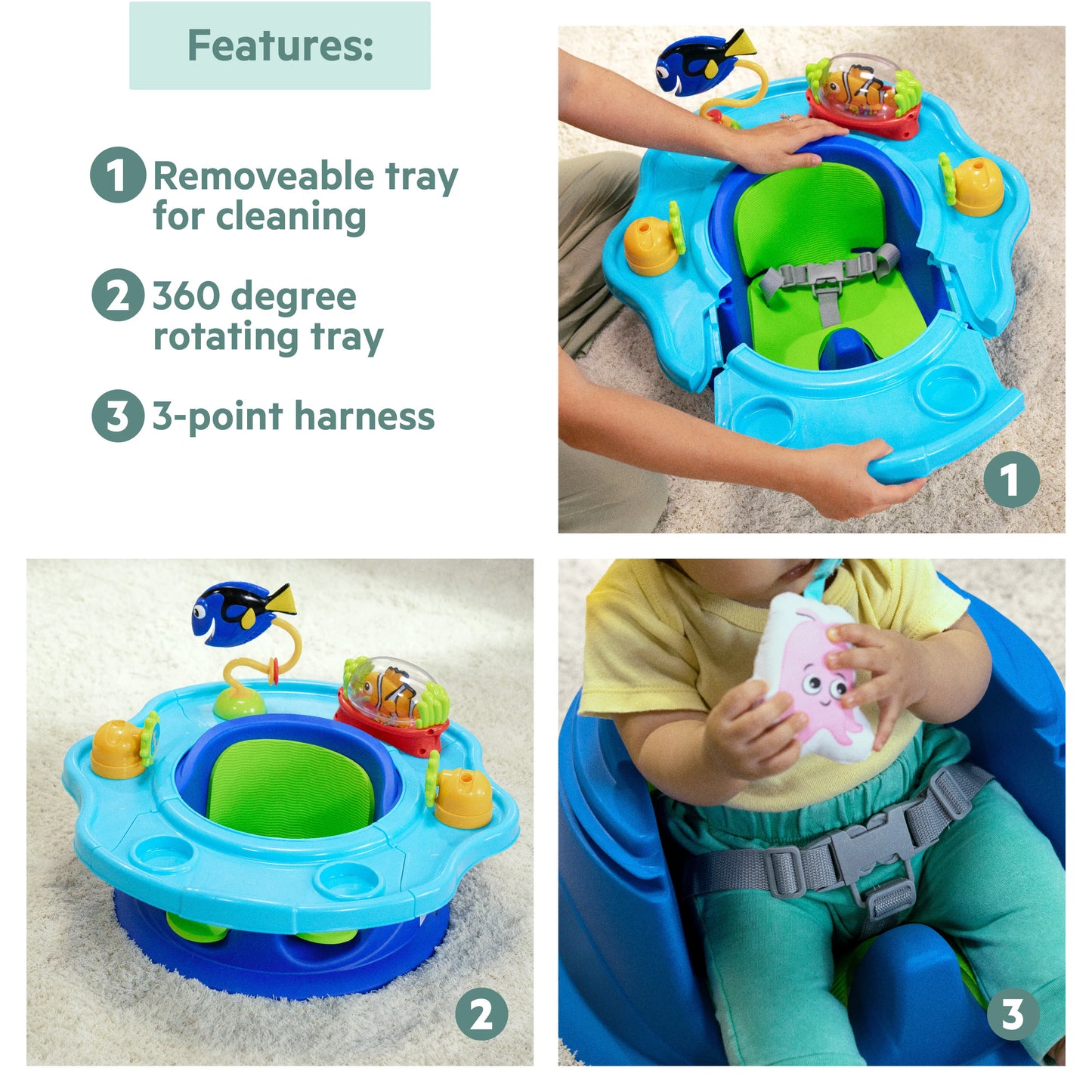 Bright Starts Finding Nemo Super Seat 3 In 1 Seat