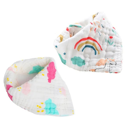 Little Story Muslin Bandana Bibs Pack of 2 – Unicorn