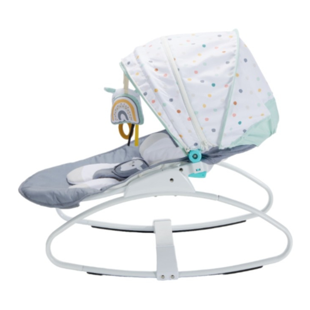 Konig Kids Baby Rocker Bouncer with Canopy (Bear)