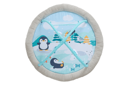 Konig Kids Baby Play Gym Round Mat - Penguin
