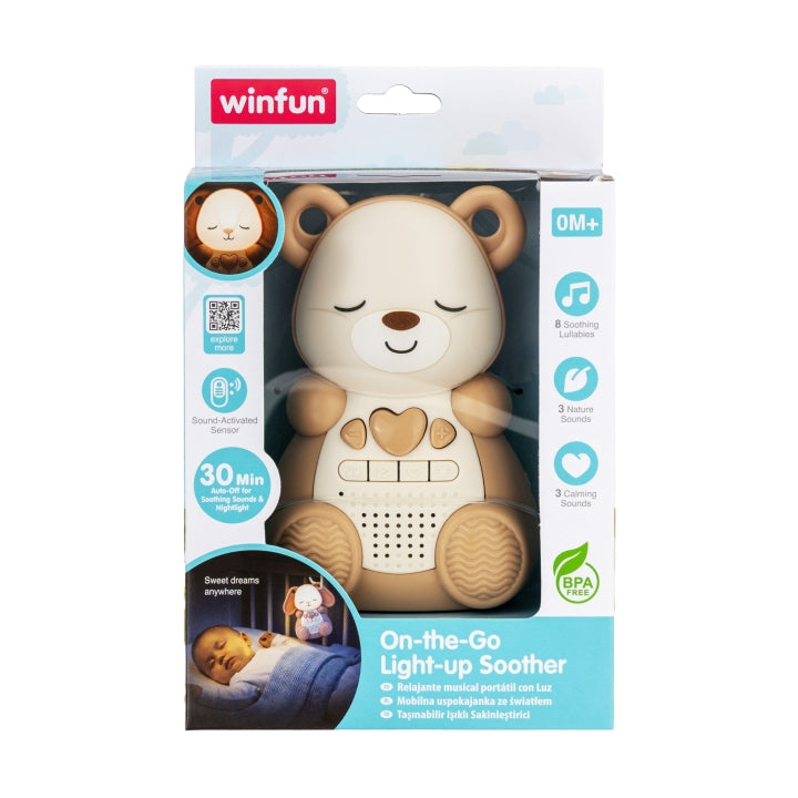 WinFun - On-the-Go Light-Up Soother - Bear