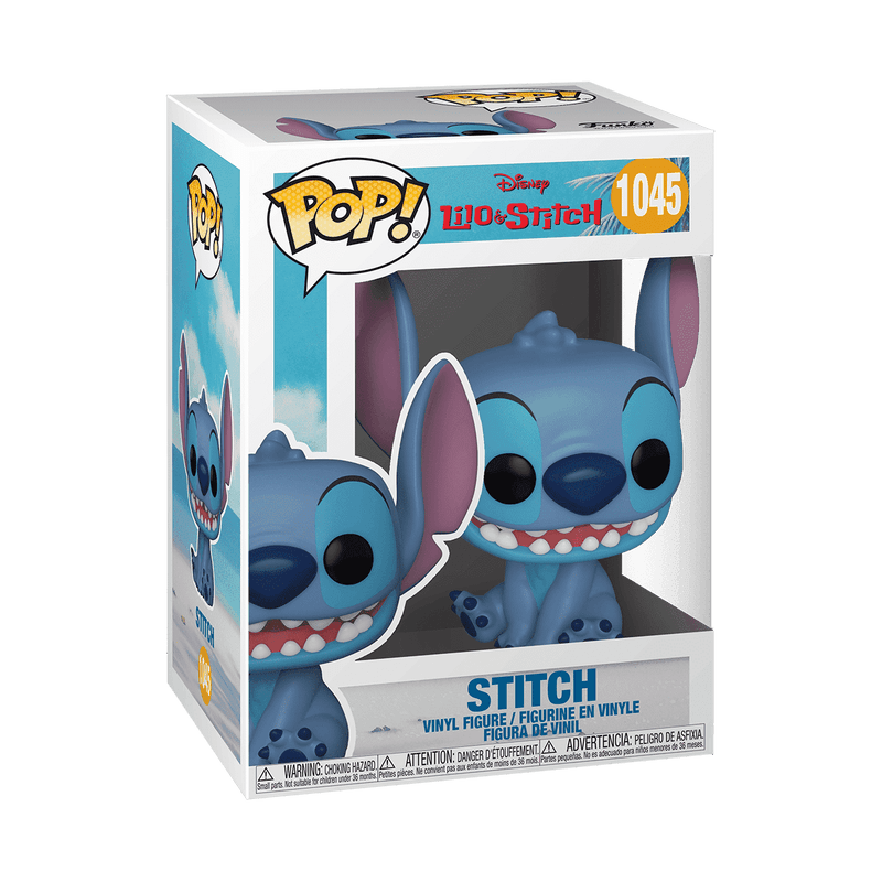Funko Pop! - Disney Lilo & Stitch Stitch Smiling Vinyl Figure - 10.2 cm