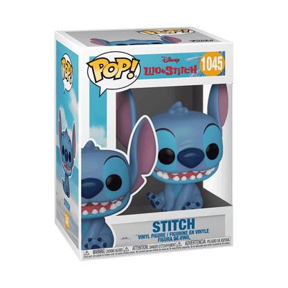 Funko Pop! - Disney Lilo & Stitch Stitch Smiling Vinyl Figure - 10.2 cm