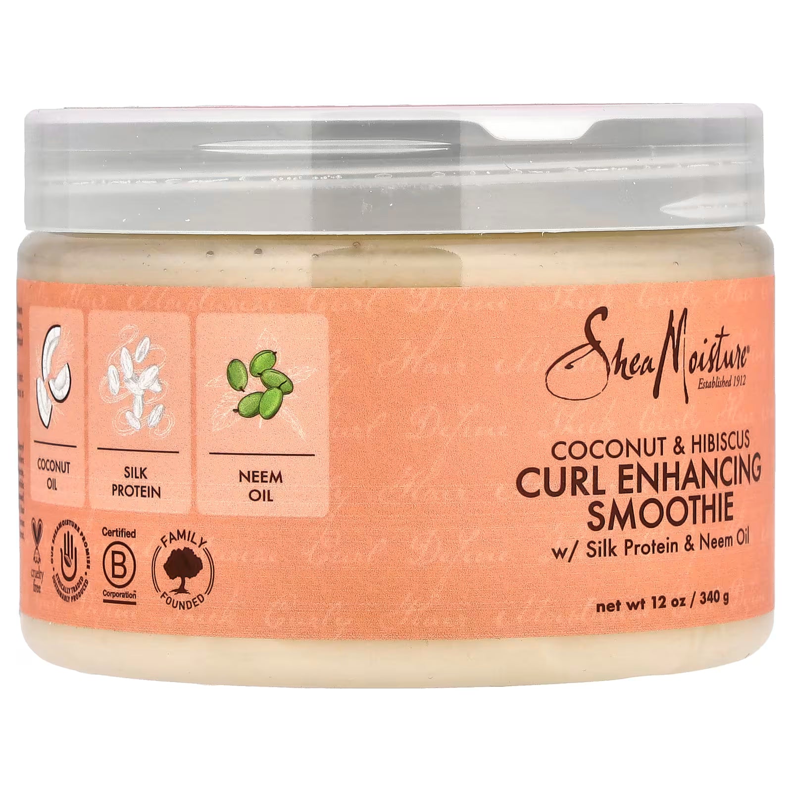 Shea Moisture Coconut & Hibiscus Smoothie (340gm)