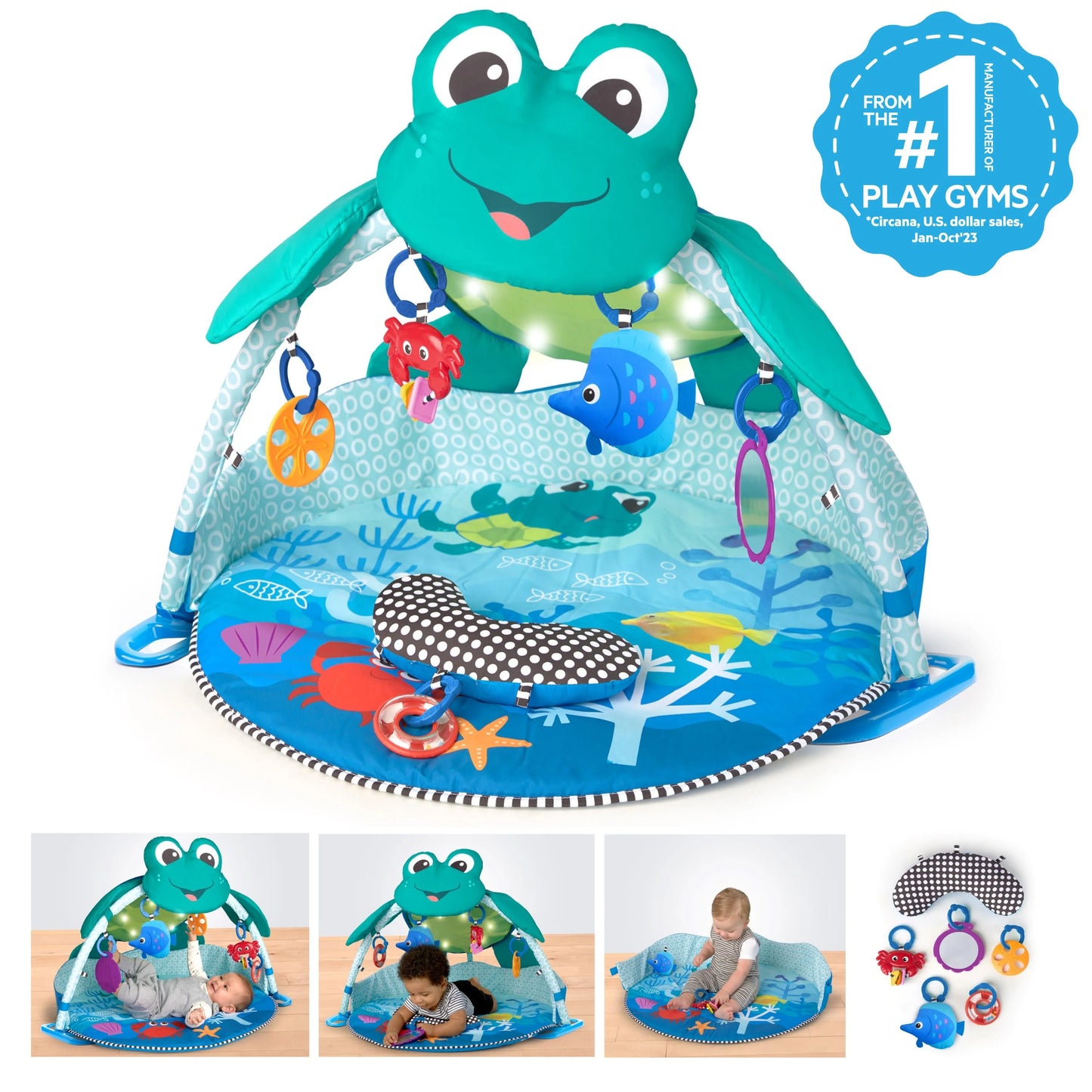 Baby Einstein Neptune Under the Sea Lights & Sounds Activity Gym