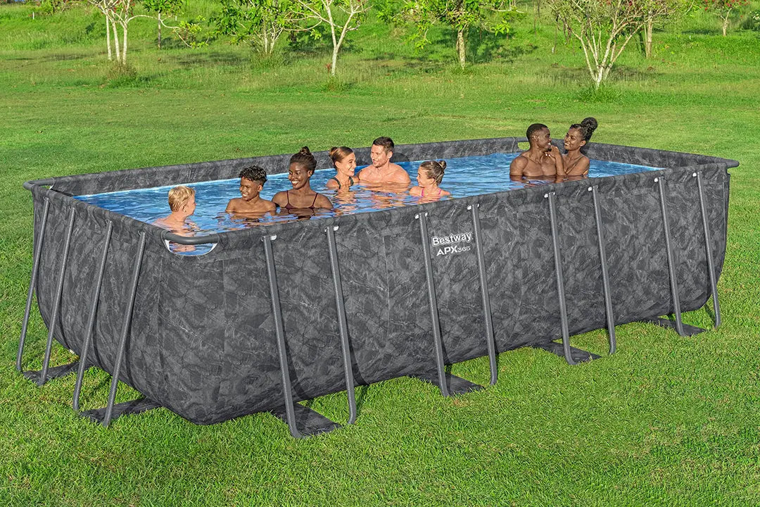Bestway APX 365 Rectangular Pool Set (365 18' x 9' x 52"/5.49m x 2.74m x 1.32m)