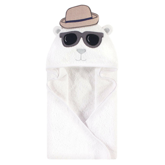 Hudson Baby Cotton Animal Face Hooded Towel