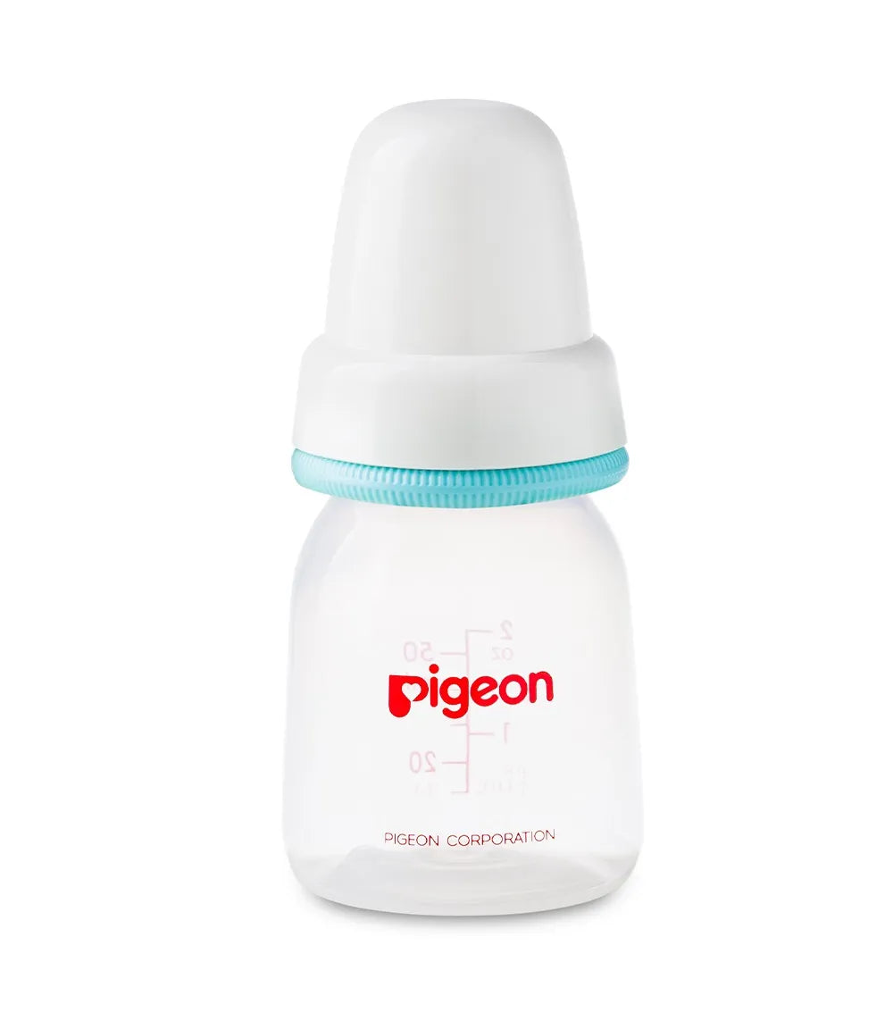 Pigeon Slim Neck Plastic Bottle White Cap (50ml)