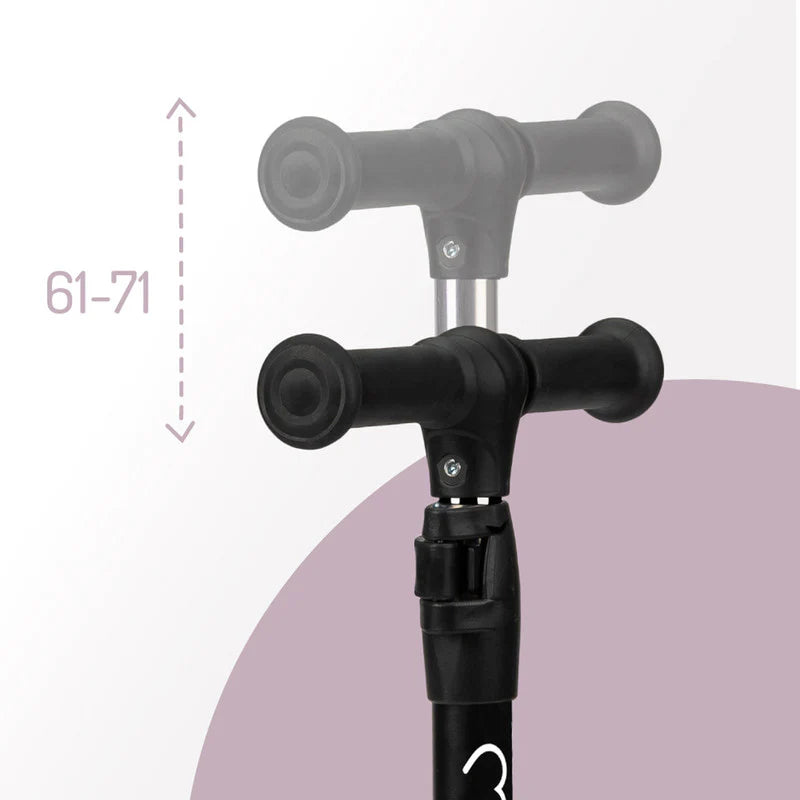 MoMi Kiuru Scooter And Ride On (Black)