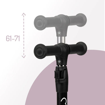 MoMi Kiuru Scooter And Ride On (Black)