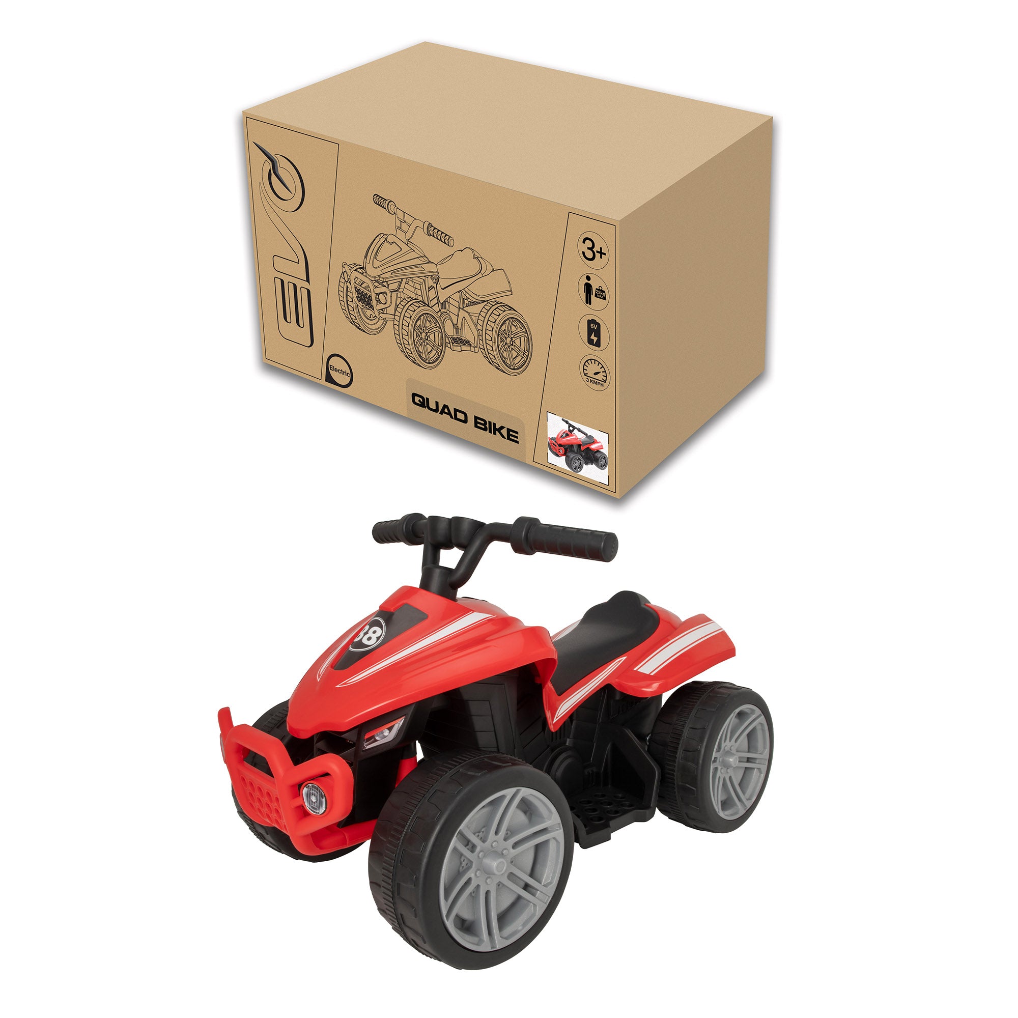 HTI Evo Ride On Quad Bike Turbo 6v