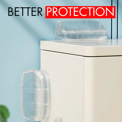 Nurtur Safety - Furniture Anti-tip Wall Holder - Pack of 2 - Transparent