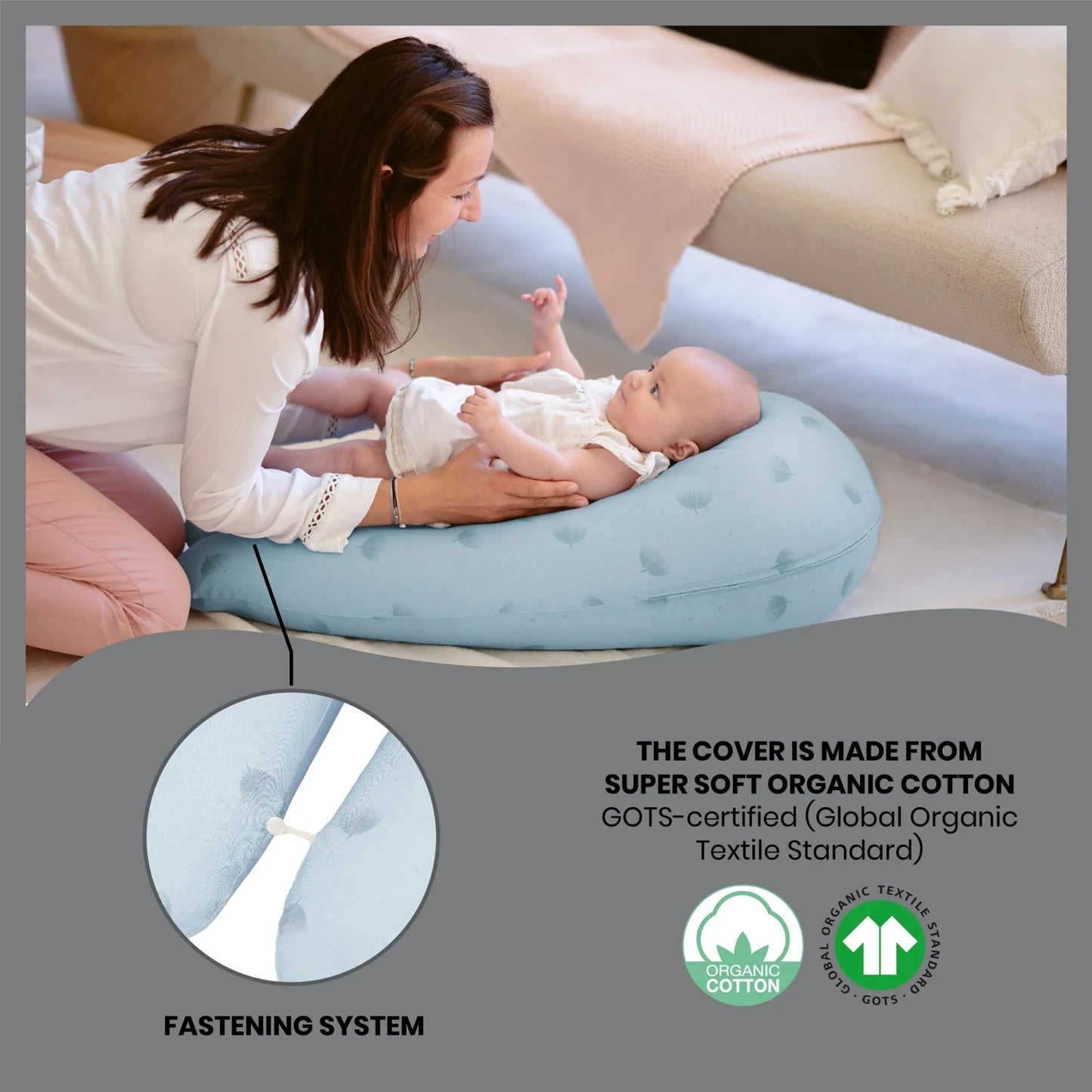 Babymoov B.Love Maternity Cushion (Wind Blue)