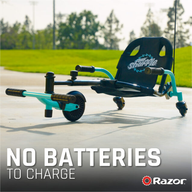 Razor Crazy Cart Shuffle (Black /Teal)