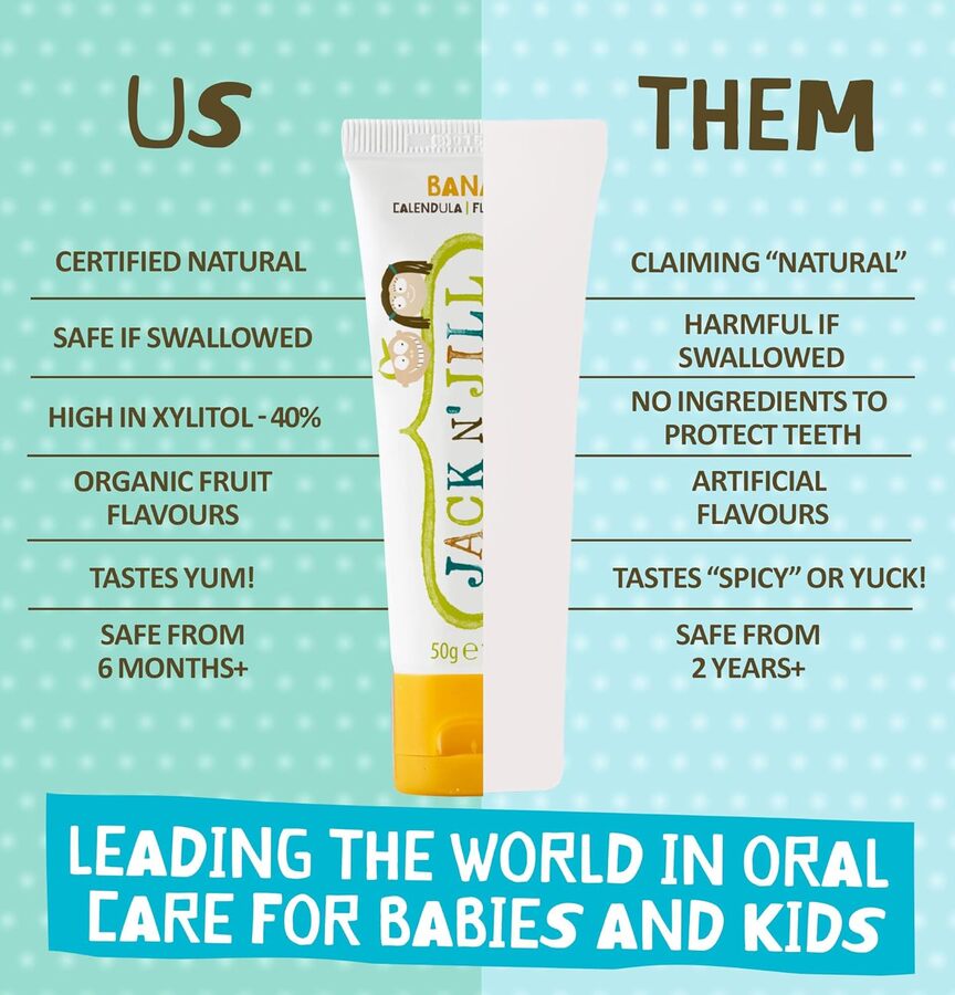 Jack N' Jill Natural Toothpaste (1pc, 50g)