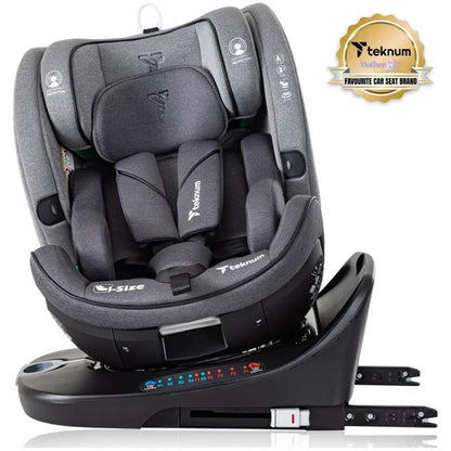 Teknum Evolve Prime iSize Car Seat With Isofix – Grey