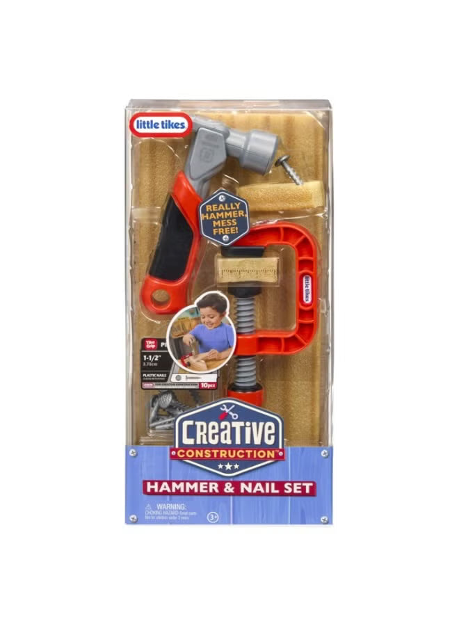 Little Tikes Creative Construction Hammer & Nail Set