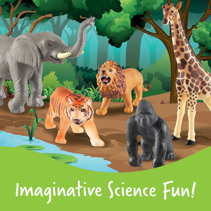 Learning Resources - Jumbo Jungle Animals Realistic Figures for Kids
