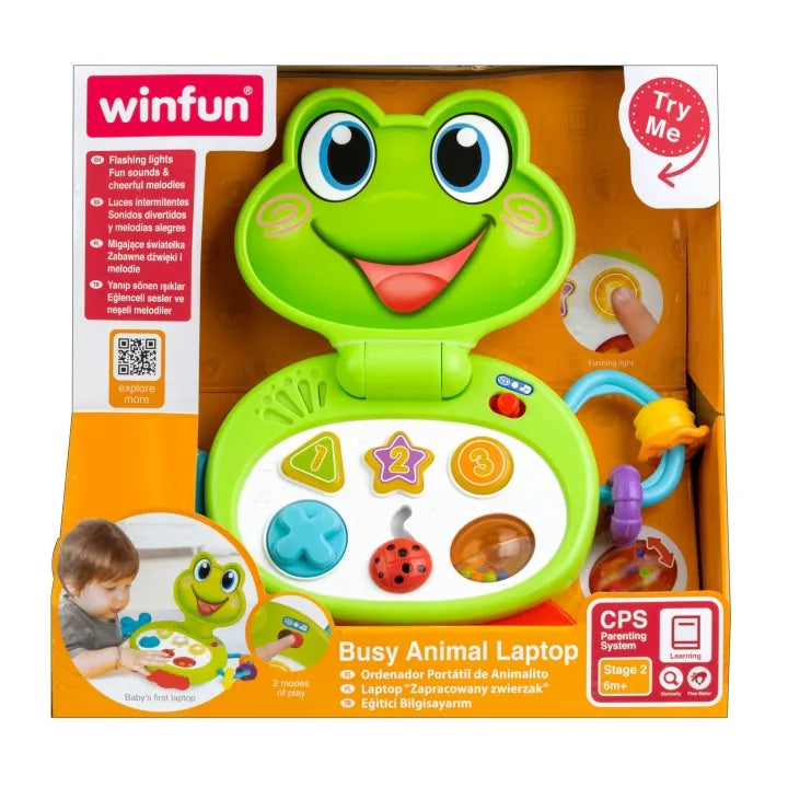 Winfun Busy Animal Laptop Froggy