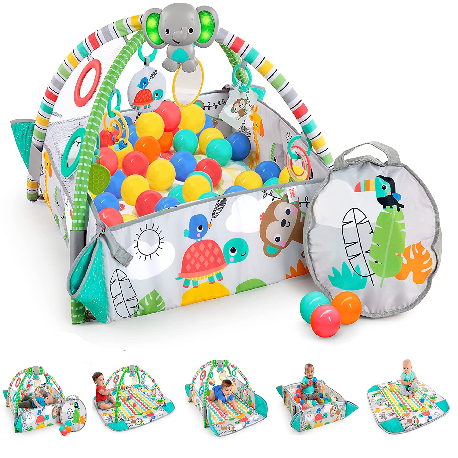 Bright Starts - 5-in-1 Activity Gym & Ball Pit.