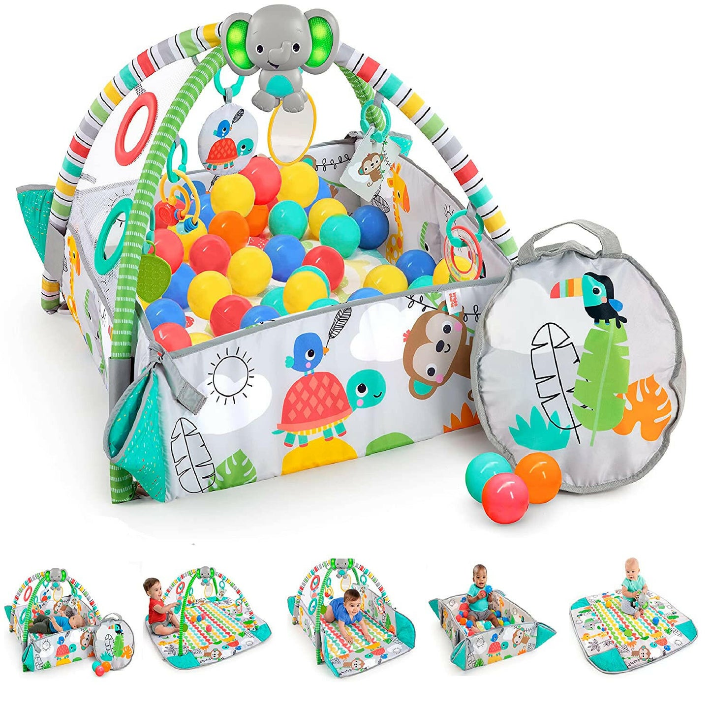 Bright Starts - 5-in-1 Activity Gym & Ball Pit.