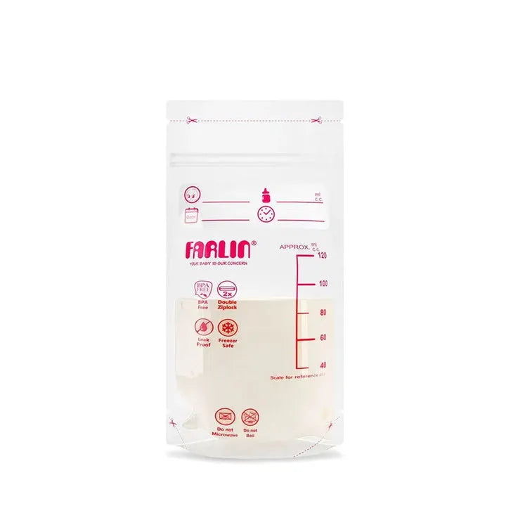 كيس فارلين لحفظ الحليب (120 ML)