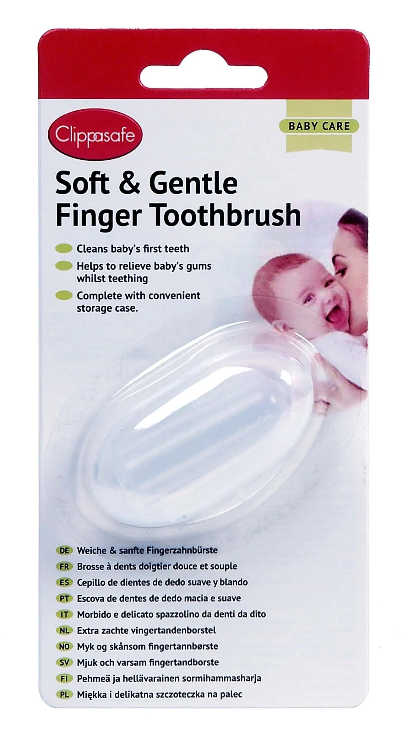 Clippasafe Finger Tooth Brush