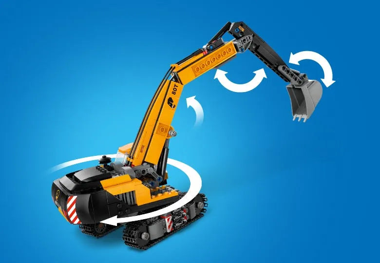 LEGO Yellow Construction Excavator