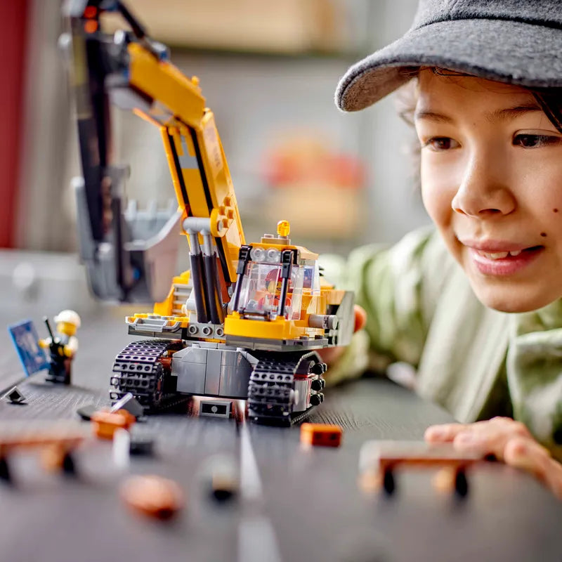 LEGO Yellow Construction Excavator