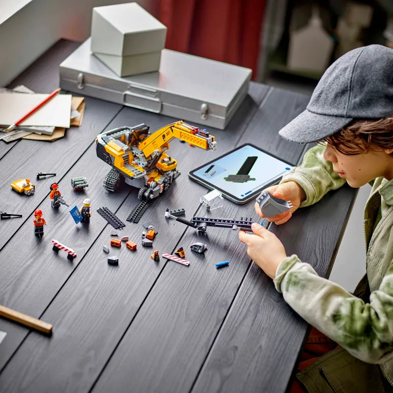 LEGO Yellow Construction Excavator