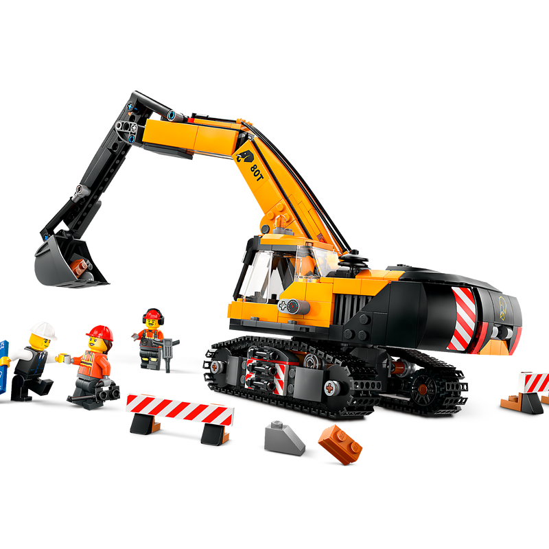 LEGO Yellow Construction Excavator