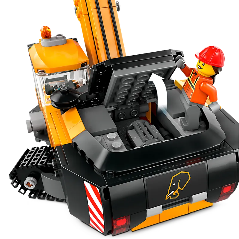 LEGO Yellow Construction Excavator