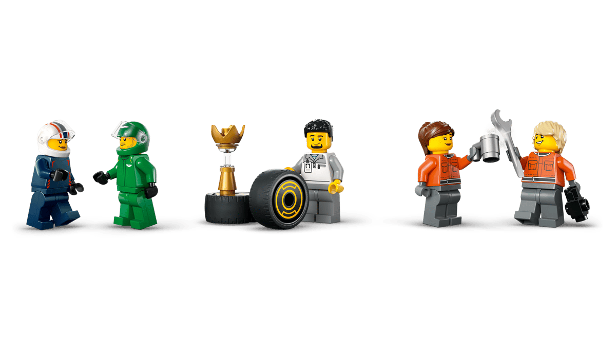LEGO - City F1 Truck with RB20 & AMR24 F1 Cars - 1,086 Pieces