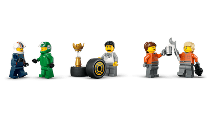 LEGO - City F1 Truck with RB20 & AMR24 F1 Cars - 1,086 Pieces