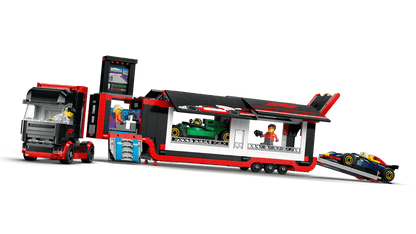 LEGO - City F1 Truck with RB20 & AMR24 F1 Cars - 1,086 Pieces