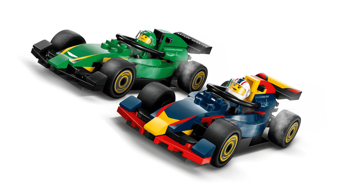 LEGO - City F1 Truck with RB20 & AMR24 F1 Cars - 1,086 Pieces