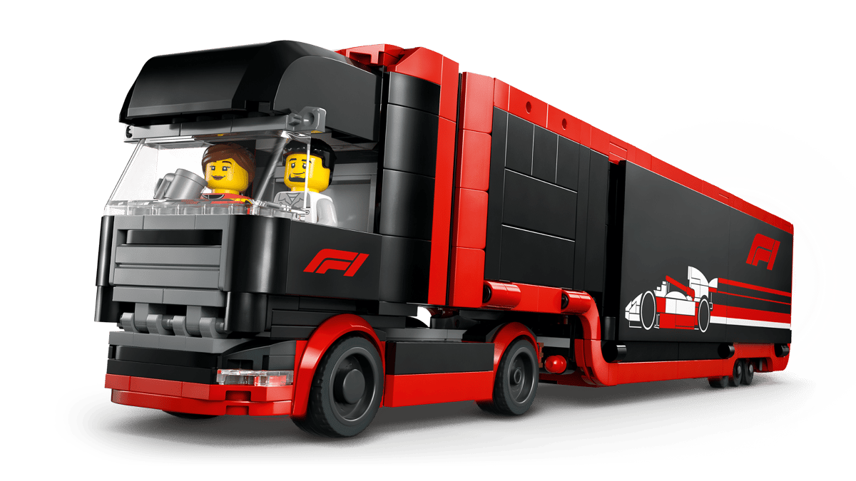 LEGO - City F1 Truck with RB20 & AMR24 F1 Cars - 1,086 Pieces