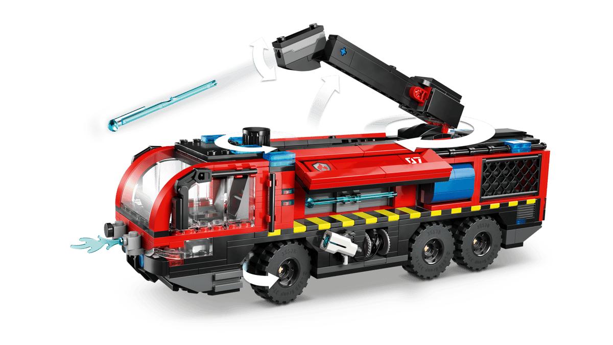 LEGO - City Airport Fire Truck - 691 Pieces