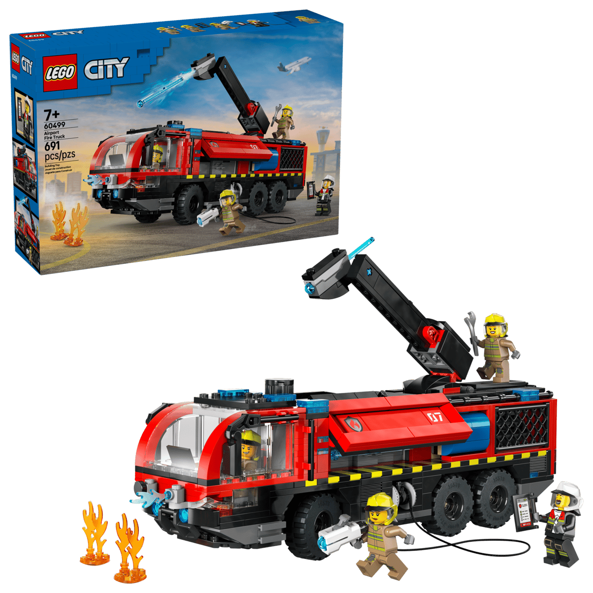 LEGO - City Airport Fire Truck - 691 Pieces