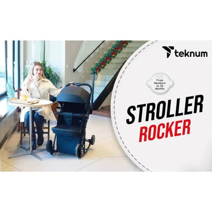 Teknum 2 In 1 Glide Stroller (Black)