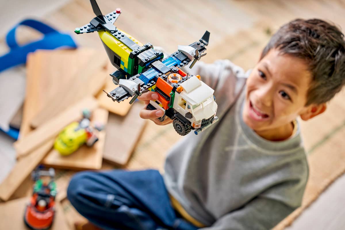 LEGO - City Airplane, Service Truck & Hovercraft Remix - 990 Pieces