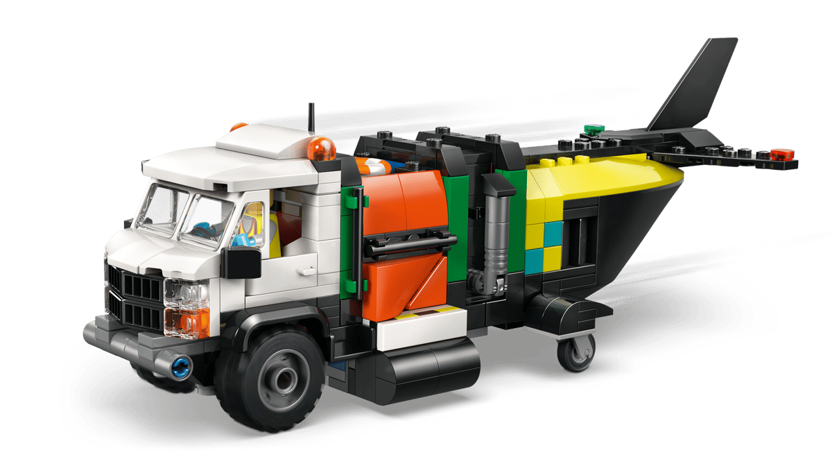 LEGO - City Airplane, Service Truck & Hovercraft Remix - 990 Pieces