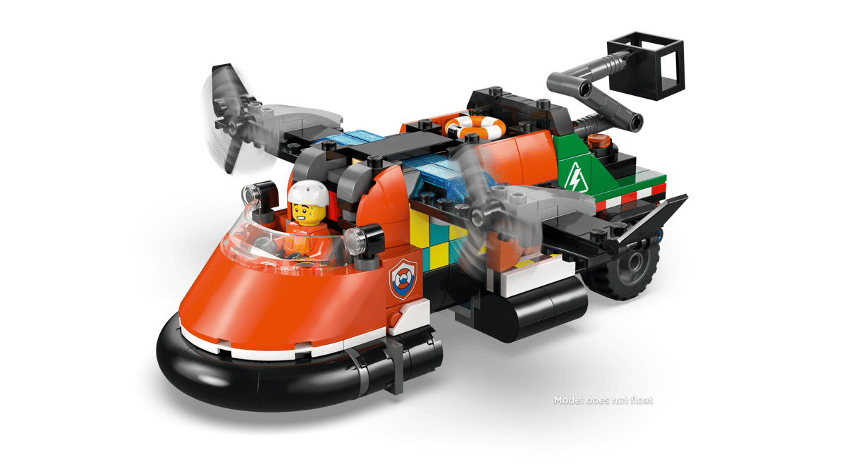 LEGO - City Airplane, Service Truck & Hovercraft Remix - 990 Pieces