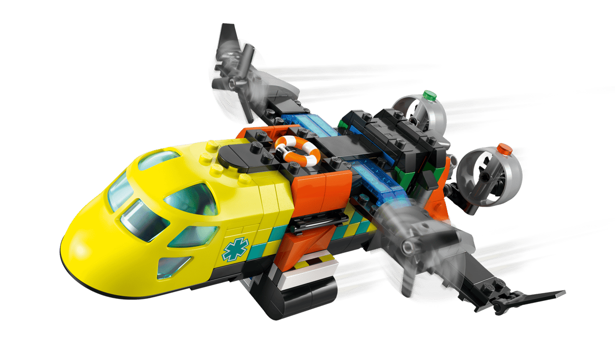 LEGO - City Airplane, Service Truck & Hovercraft Remix - 990 Pieces
