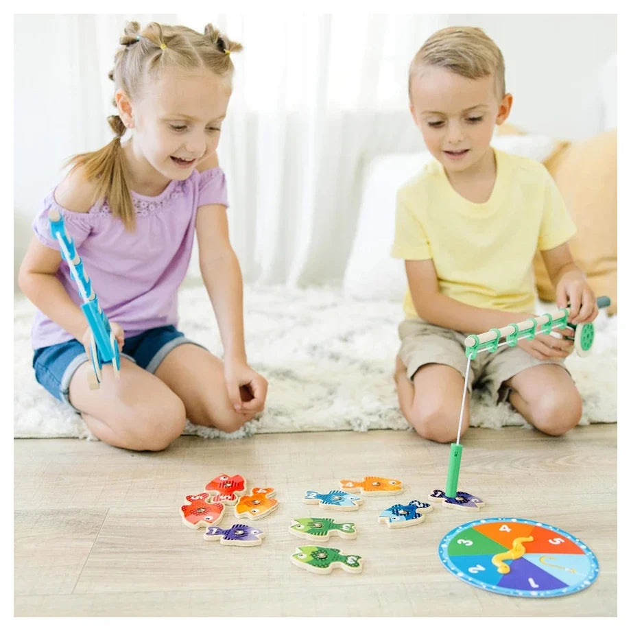 Melissa & Doug - Catch & Count Fishing Game - Multicolor