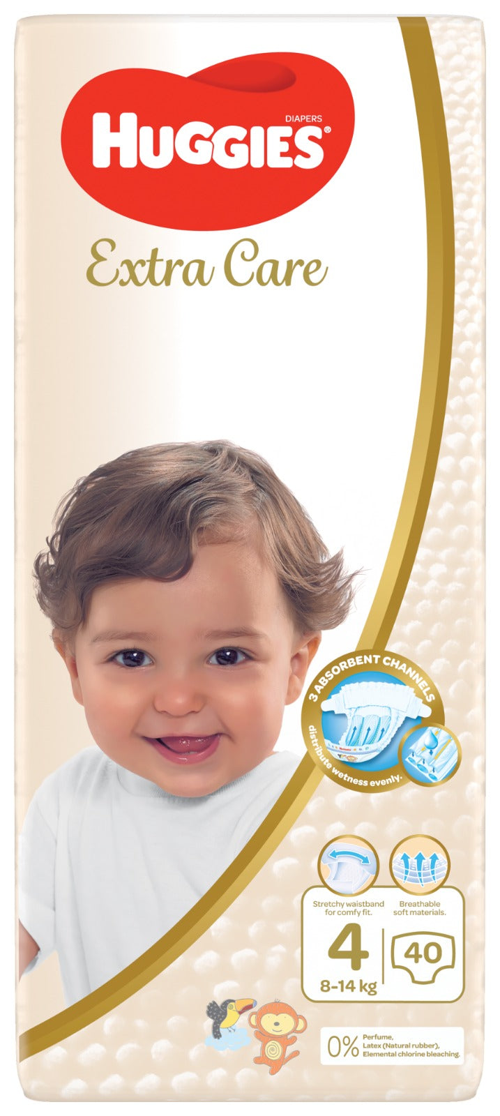 Huggies Extra Care Diapers Value Pack Sizes 3 / 4 / 4+ / 5 / 6