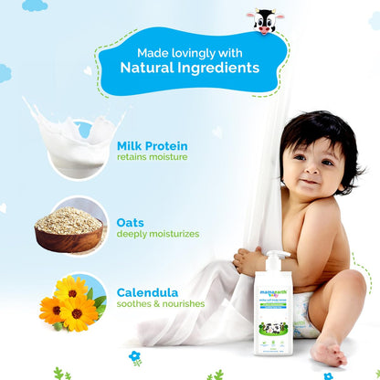 Mamaearth Milky Soft Body Lotion For Babies (400ml)