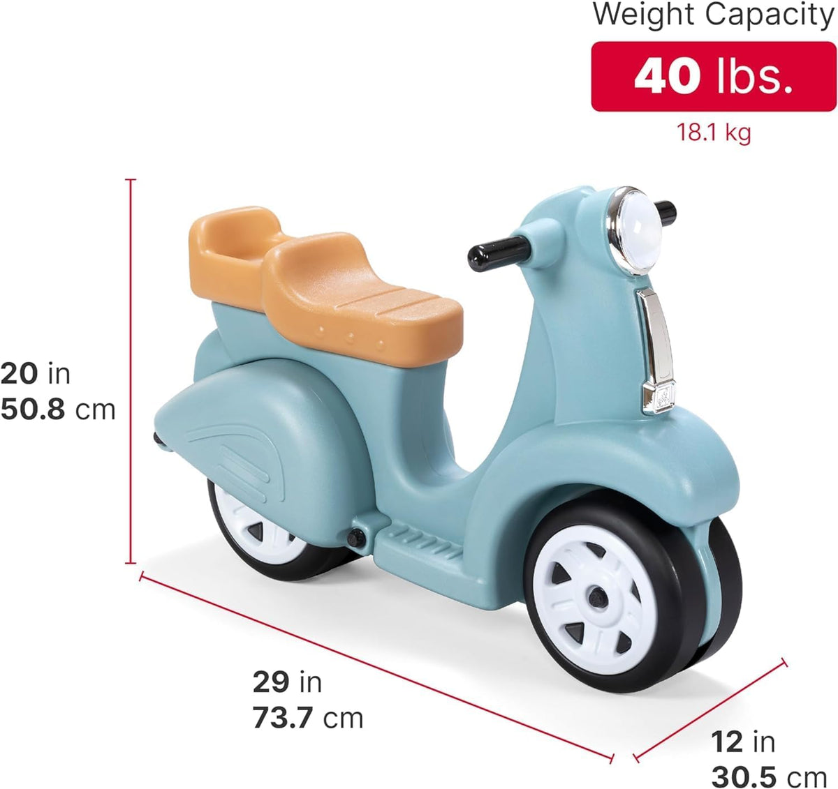Step2 - Ride Along Scooter - Aqua.