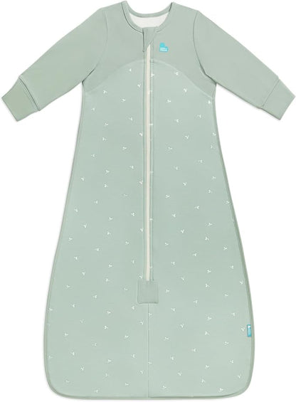 Love To Dream Sleep Bag Quilted Stretch Cotton (Twigs Olive, 18-36 Months)